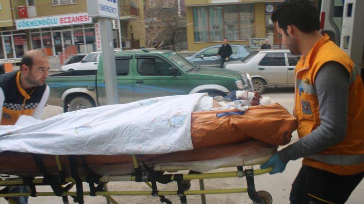 Beyşehir'de yüksekten düşen işçi ağır yaralandı