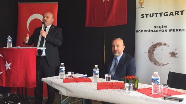 AK Partili vekil Almanya’nın Yasağını Dinlemedi