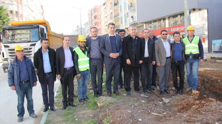 Kızderesi Caddesi ikinci etap çalışmalarına başlandı