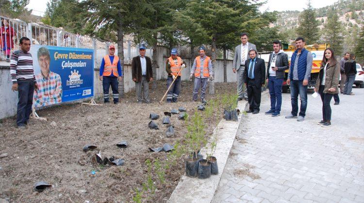 Akseki'de peyzaj çalışması