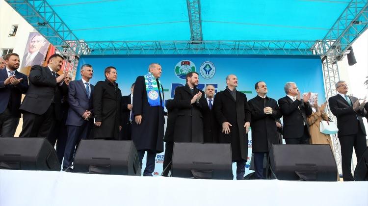 Rize'de toplu açılış töreni