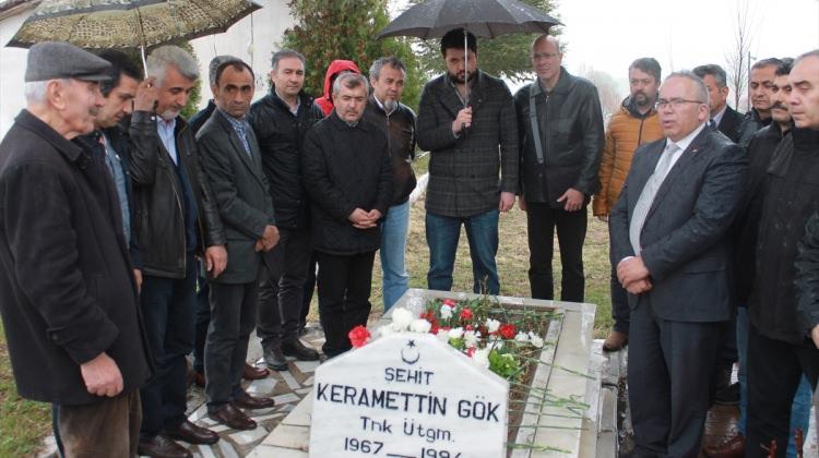 Şehit devre arkadaşlarını unutmadılar