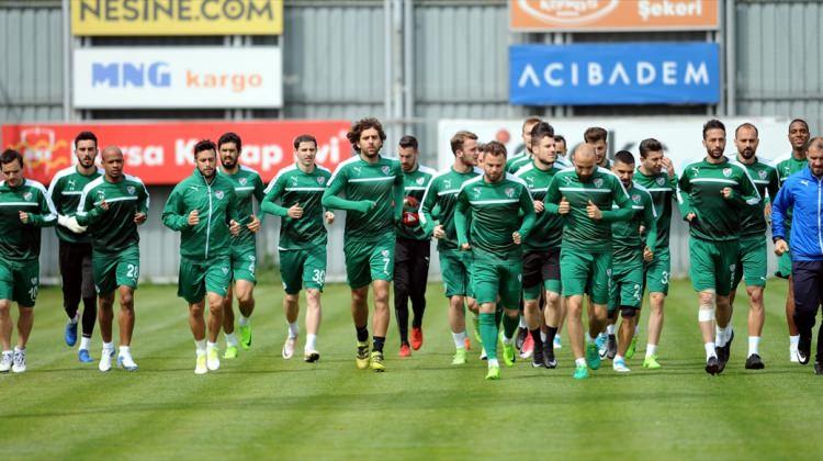Bursaspor, Akhisar Belediyespor maçının hazırlıklarını tamamladı