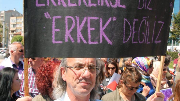 Zonguldak'ta kadına yönelik şiddet protesto edildi