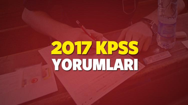 2017 KPSS sınav yorumları! KPSS sınavı zor mu kolay mı? 