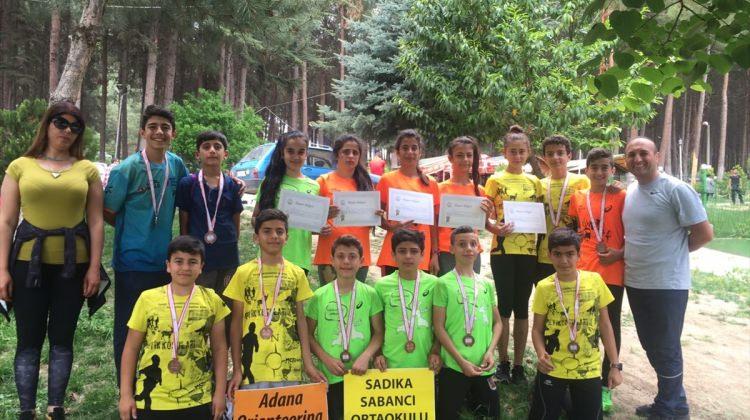 Adanalı oryantring sporcuların başarısı