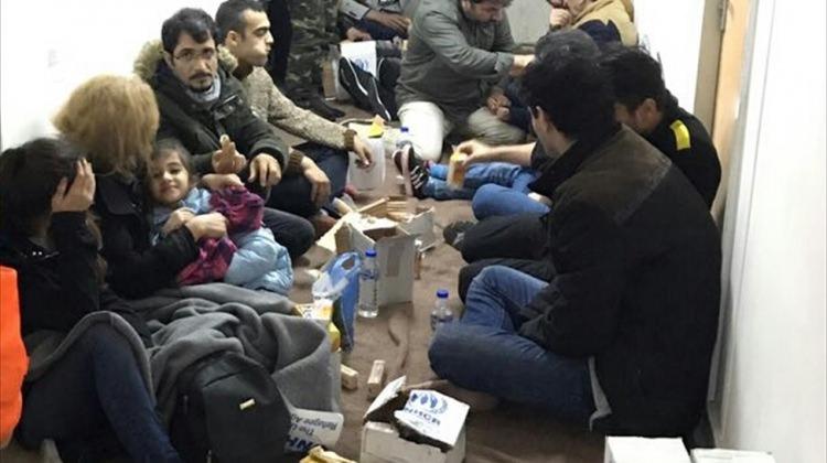 Enez açıklarında 18 yabancı uyruklu yakalandı