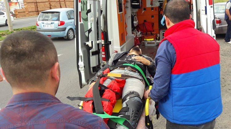 Tekirdağ'da trafik kazası: 1 yaralı