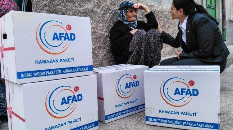 AFAD'dan Suriyelilere yardım