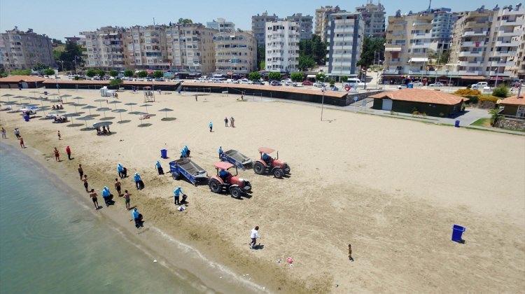 Adana'nın plajları bayram yoğunluğuna hazır