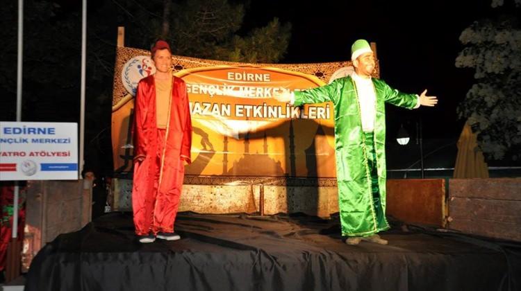 Edirne gençlik merkezinin ramazan etkinlikleri