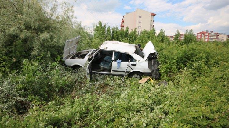 Konya'da otomobil devrildi: 1 ölü, 2 yaralı