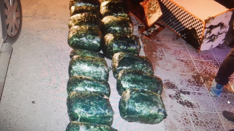 Gaziantep'te 57 kilo 940 gram kubar esrar ele geçirildi