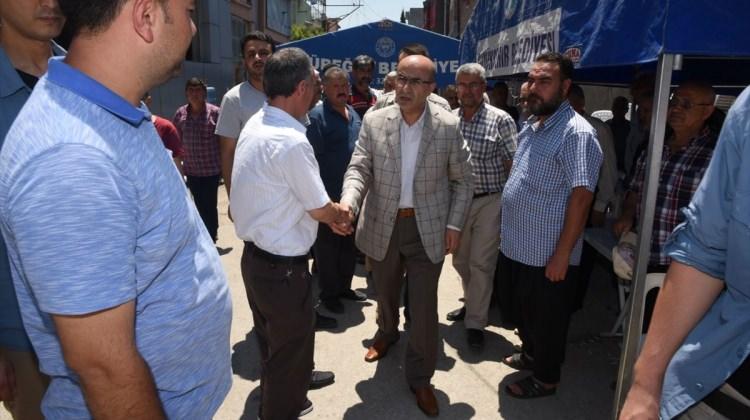 Adana Valisi Demirtaş'tan taziye ziyareti