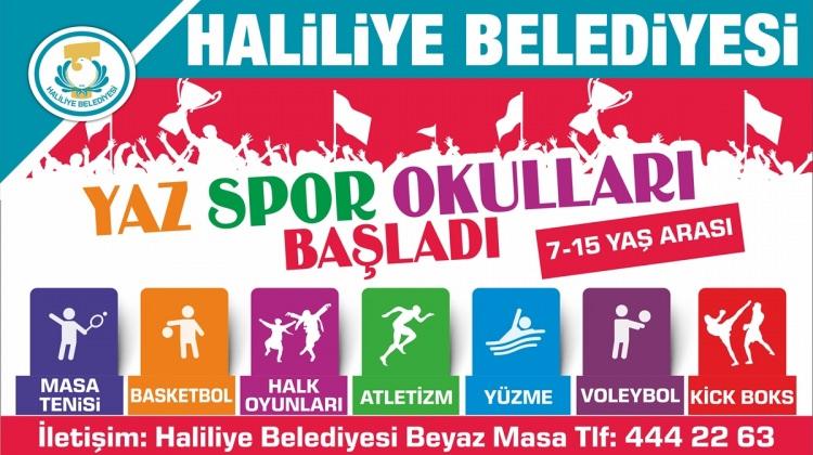 Haliliye Belediyesi Yaz Spor Okulları başlıyor