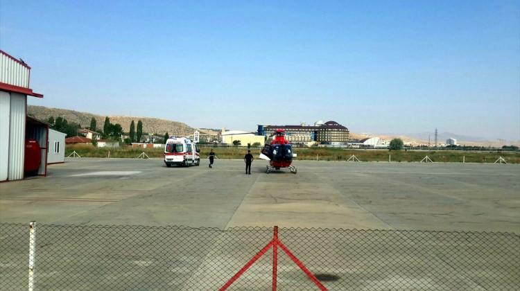 Terör gazisi helikopter ambulans ile GATA'ya sevk edildi