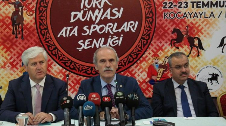Türk dünyası sporcuları Bursa'da buluşacak