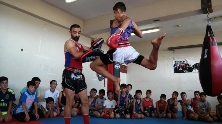 Erciş'te Muay Thai sporuna büyük ilgi