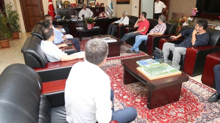 Bandırmaspor'dan Belediye Başkanı Mirza'ya ziyaret