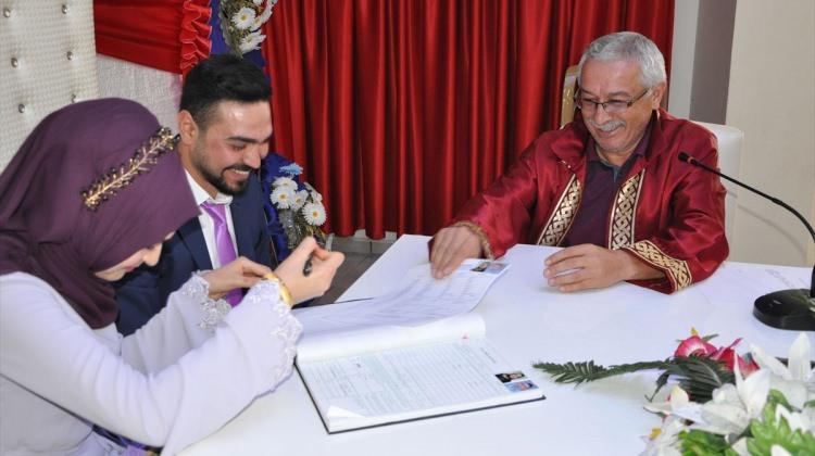 Sorgun'da 7 ayda 293 nikah kıyıldı