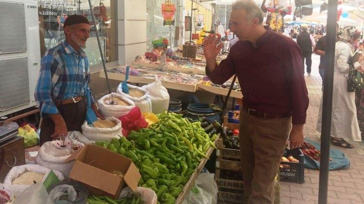 Belediye Başkanı Öztürk'ten pazarcı esnafına ziyaret