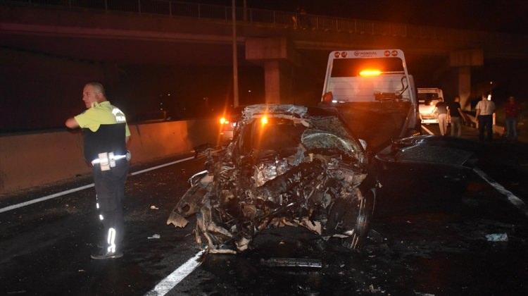 Tekirdağ'da zincirleme trafik kazası: 1 ölü, 2 yaralı
