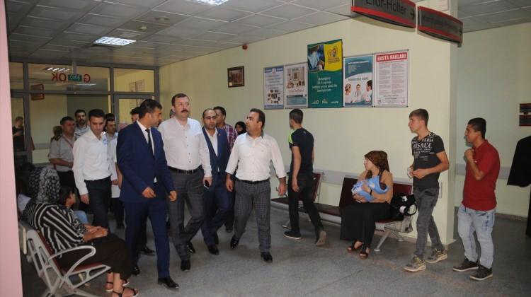 Türkiye Kamu Hastaneleri Kurumu Başkanı Aydınlık, Cizre'de