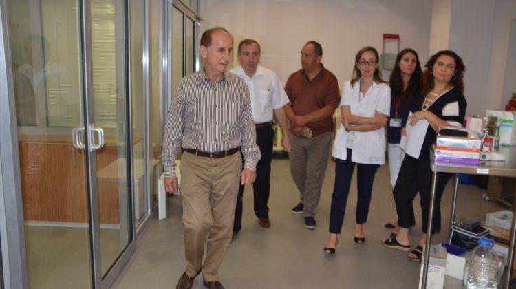 Sağlık Bakanlığı Müşaviri Bozgan, hastaneleri ziyaret etti