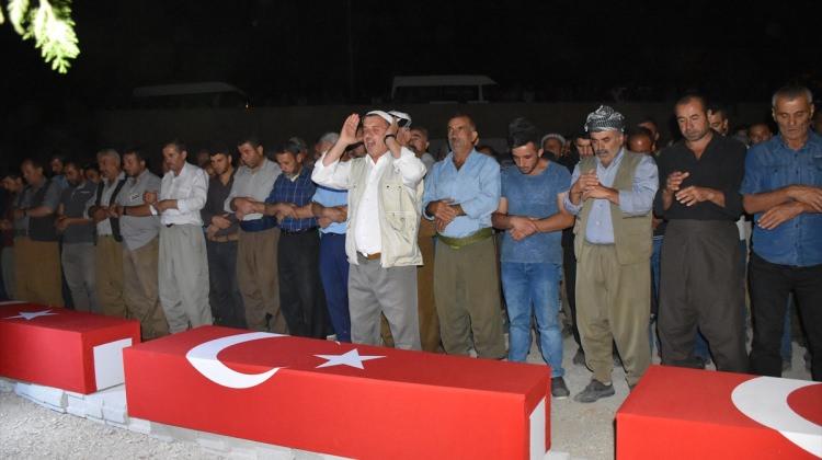 Şırnak’ta teröristlerce katledilen 3 işçinin cenazeleri defnedildi