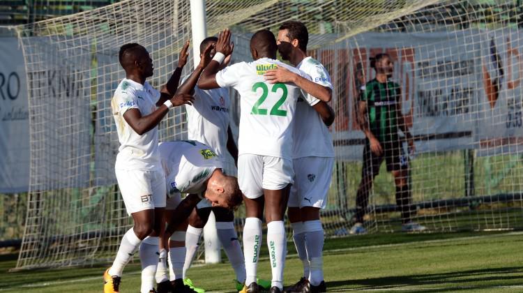 Bursaspor'dan 4 gollü galibiyet