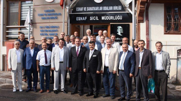 Harun Karacan, EESOB'u ziyaret etti