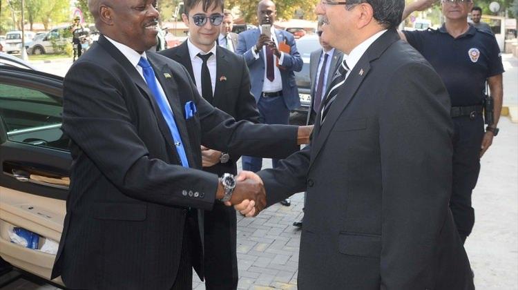 Ruanda'nın Ankara Büyükelçisi Nkurunziza Uşak'ta