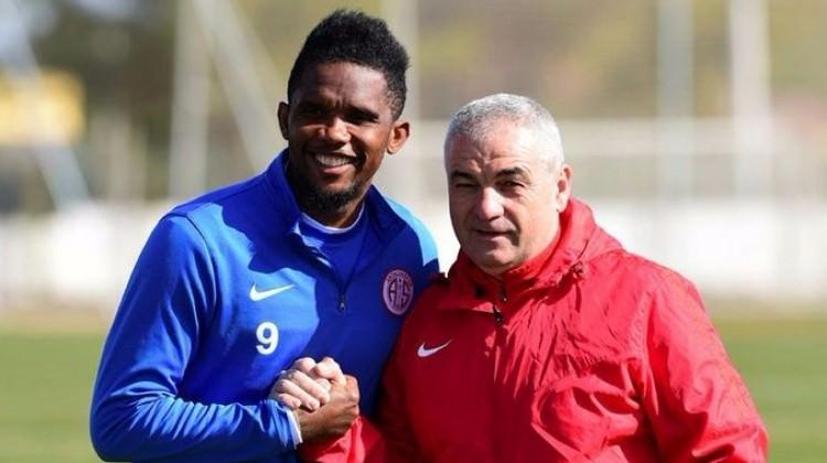 Eto'o'dan Çalımbay'a veda 'Baba...'