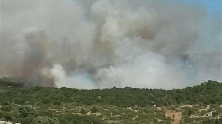Isparta'da orman yangını