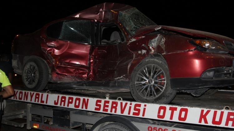 Cihanbeyli'de trafik kazası: 2 yaralı