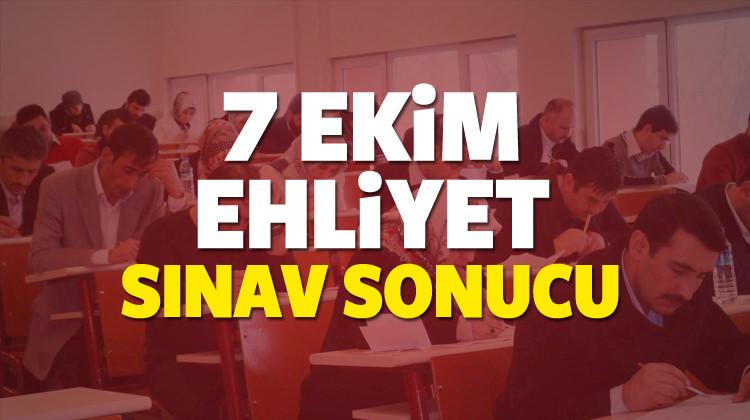7 Ekim Ehliyet Sinav Sonuclari Aciklandi Mi Meb Sinav Sonuc Ekrani Egitim Haberleri