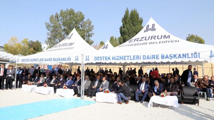 Erzurum'da 108 konutun temeli törenle atıldı
