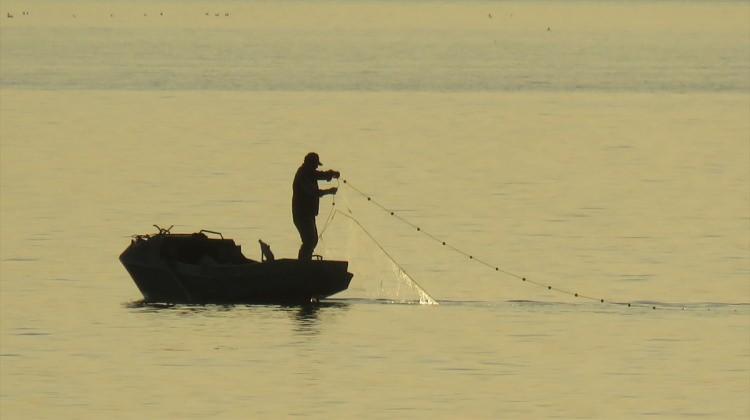 Balıkçıların umudu, gurup vakti serilen ağlarda
