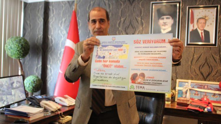 "Trafik Kurallarına Uyacağıma Söz Veriyorum" projesi