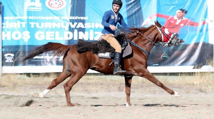 Erzurum'da cirit heyecanı