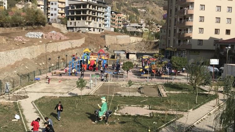 Şemdinli'de çocuklar için park ve oyun alanı