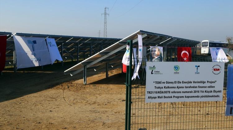 "TESKİ ve Güneş El Ele Enerjide Verimliliğe" projesi