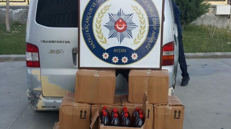 Aydın'da kaçak içki operasyonu