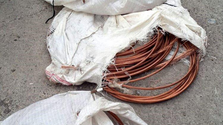 Kayseri'de kablo hırsızlığı