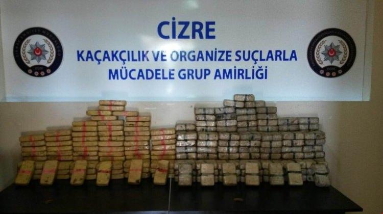 Cizre'de tır dorsesinde 120 kilogram eroin bulundu