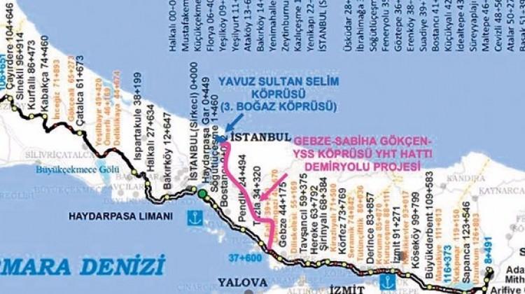 Gebze 3’üncü köprüye YHT ile bağlanacak!