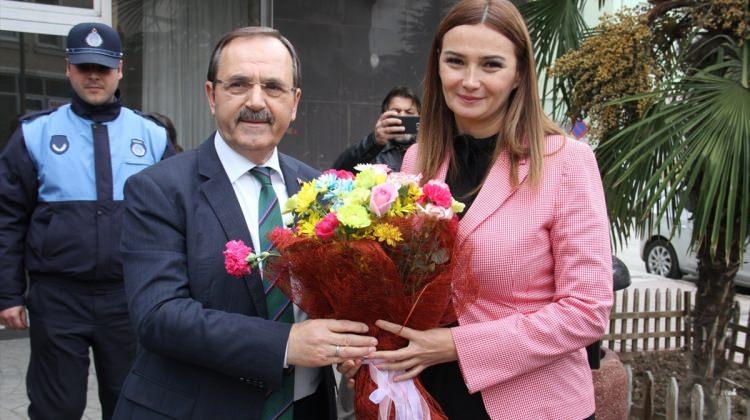 Azerbaycan Milletvekili Paşayeva, Bafra'da