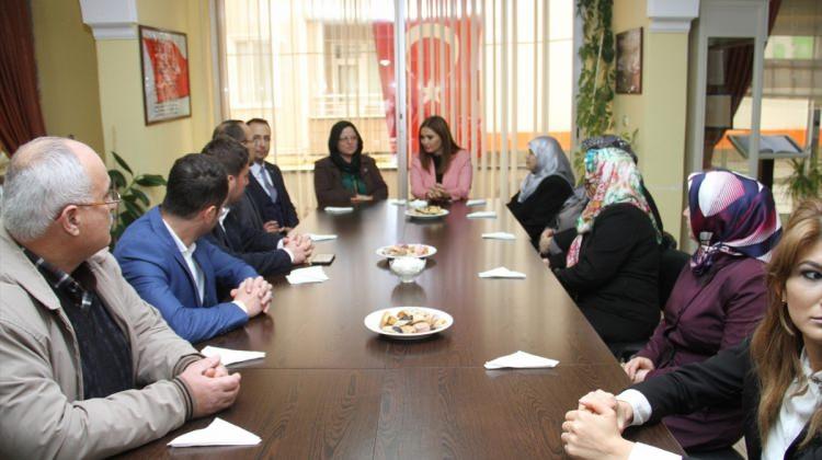 Azeri Milletvekili Paşeyeva'nın Bafra ziyareti