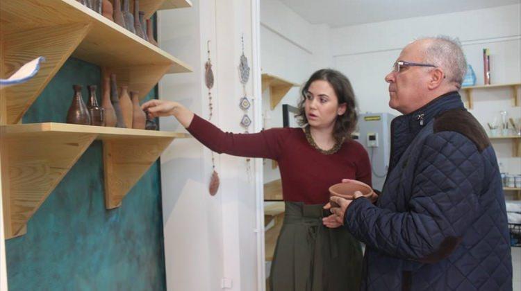 Babaeski'de seramik sanat atölyesi açıldı