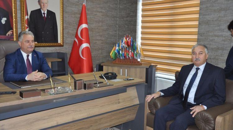 MHP Ereğli İlçe Başkanı Demirtürk'e ziyaret